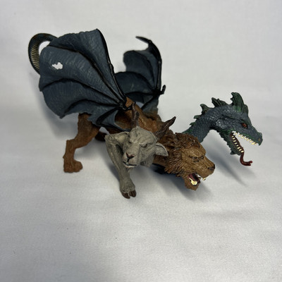 Safari Ltd Mythical Realms Chimera Figure 3-Headed Fantasy Creature Dragon