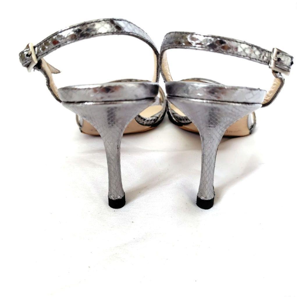 Rare JIMMY CHOO Python Embossed Leather Sandals S… - image 7