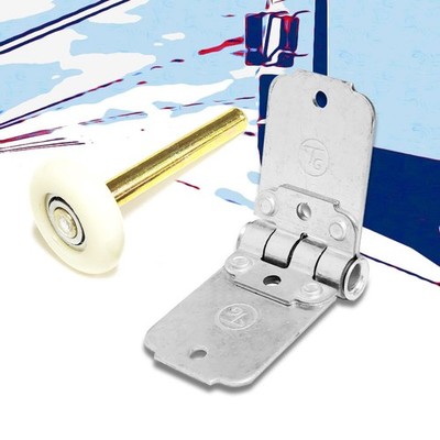 Metallic Roll Up End Hinge+2.00'' Nylon Roller For Freight Trailer Roll Up Door