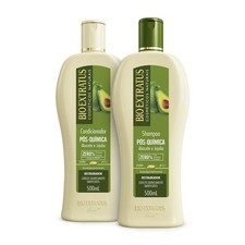 Bio Extratus Pos Quimica Kit Shampoo e Condicionador Abacate e Jojoba 2 x 500Ml