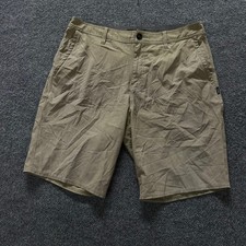 O'Neill Shorts Mens Size 34 Khaki Hybrid Stretch Casual Flat Front Walking Surf