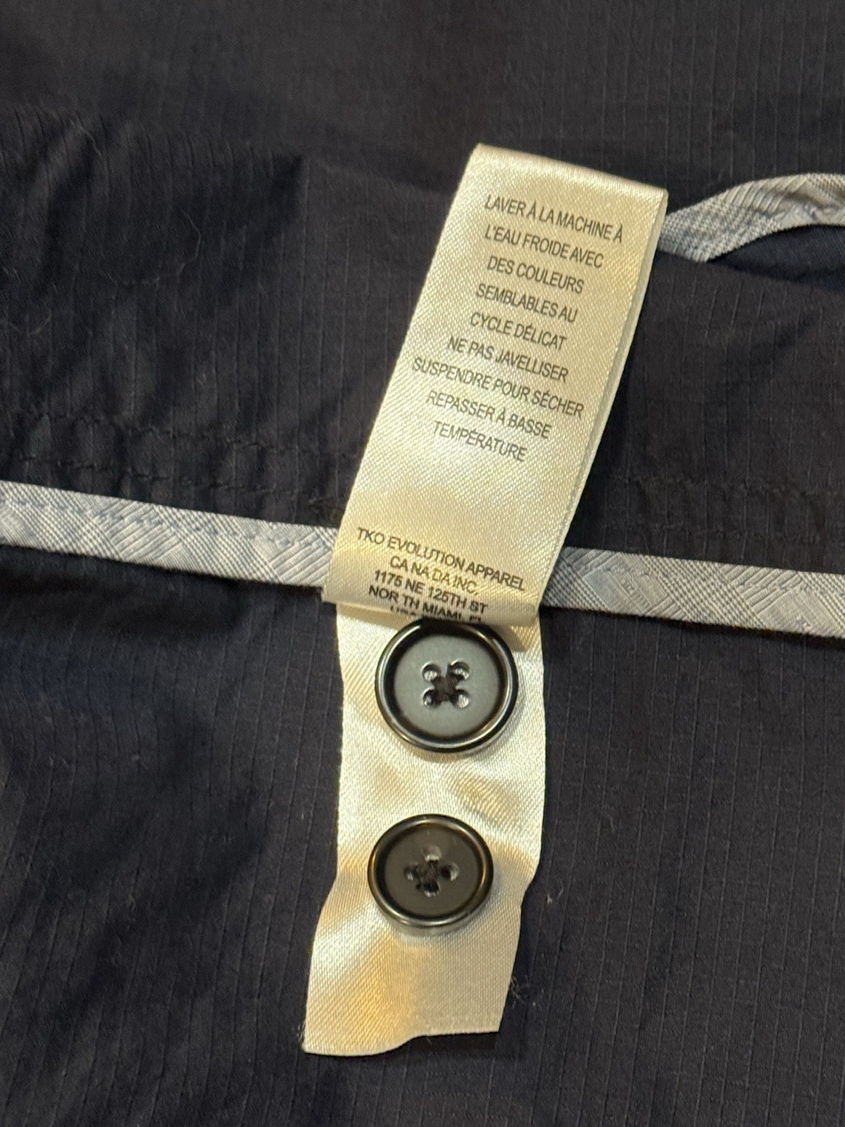 Michael Bastian Unstructured Solid Navy Blue 100%… - image 7