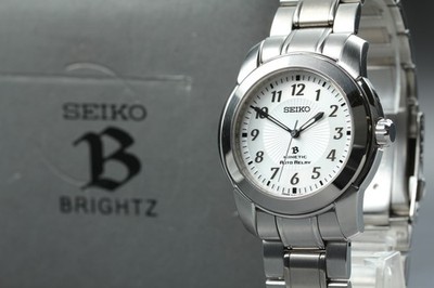 [N MINT w/ BOX] SEIKO Brightz Kinetic 5J21-0A80 Quartz Auto Relay Men's Watch