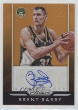 2015-16 Panini Prizm Auto Orange Prizm 47/65 Brent Barry #P-BBR Auto 2t7