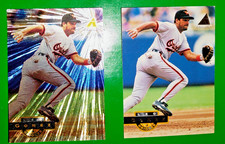 1994 Pinnacle Museum Collection Orioles Baseball Card #180 Leo Gomez /6500