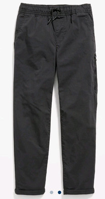 Old Navy Built-In Flex Tapered Tech Pants for Boys In Blackjack
