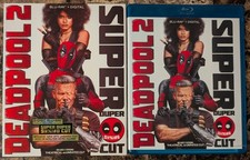 Deadpool 2 Blu-ray  Digital Copy 2-Disc Set Unrated Super Duper Cut w Slipcover
