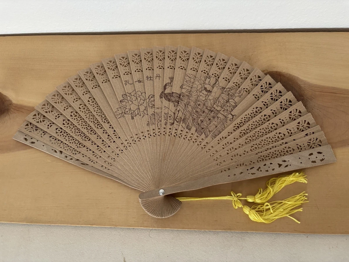 檀香风扇老式手工风扇| eBay