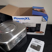 PowerXL Air Fryer Oven 6.3 Qt Digital Stainless Two-Tier | Open Box