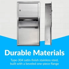 BOBRICK 369 ClassicSeries Stainless Steel Recessed Paper Towel Dispenser