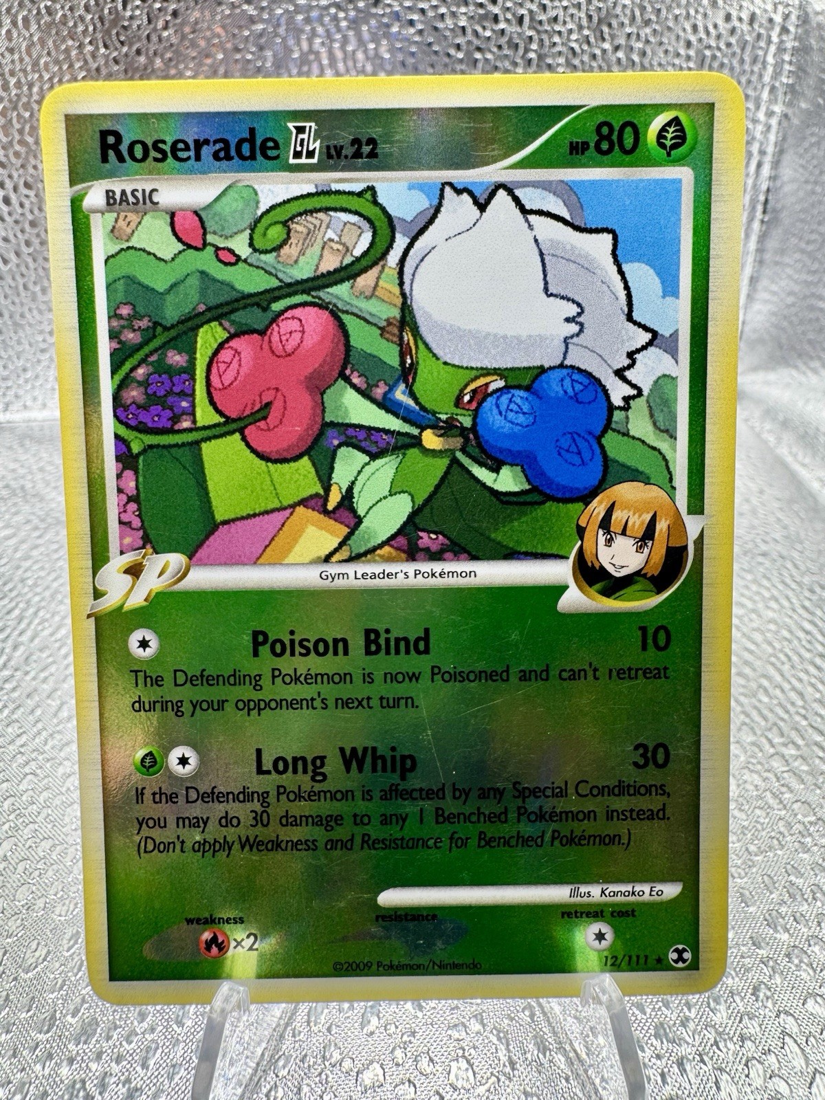 Roserade GL 12/111 Rising Rivals Reverse Holo