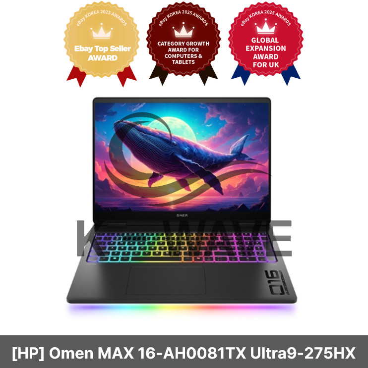 [HP] Omen MAX 16-AH0081TX Ultra9-275HX (32GB/1TB/RTX5070Ti/Win11Home)