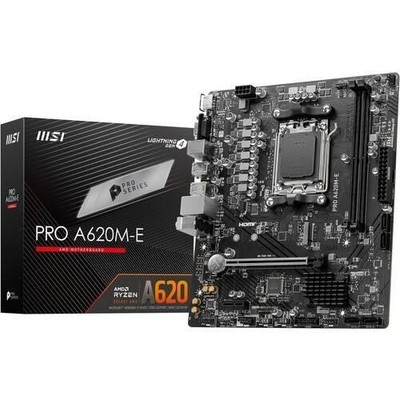 MSI PRO A620M-E AMD A620 AM5 MicroATX DDR5 Motherboard New From Japan