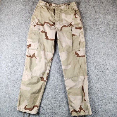 Vintage US Military Cargo Pants Mens Ripstop Camo 1990 Desert