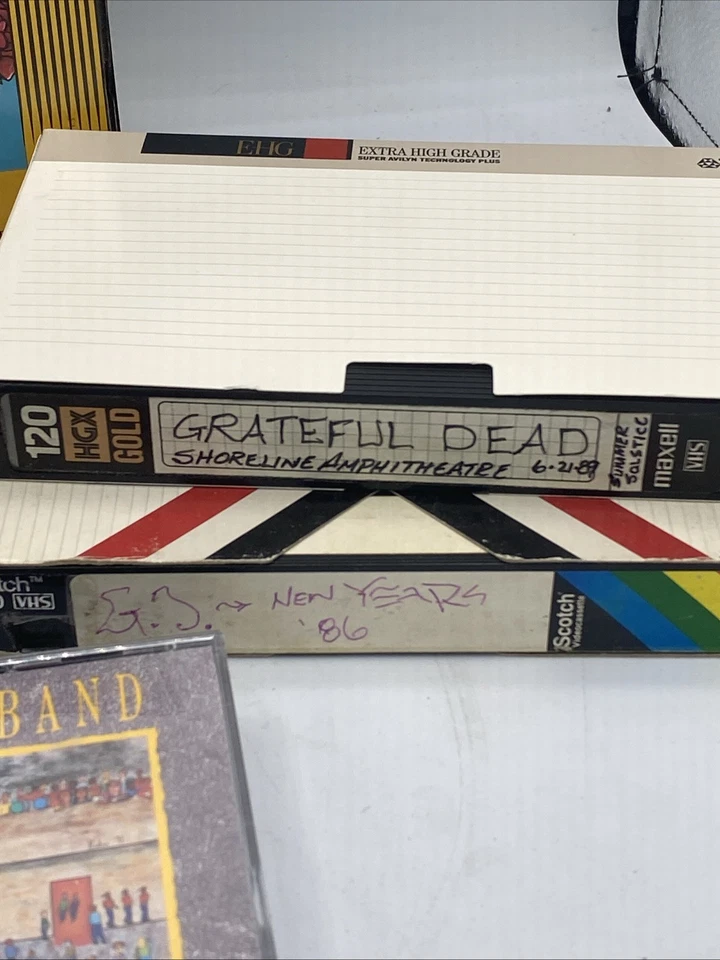 The Grateful Dead Dead Ahead VHS Bonus lot Recorded Concerts J. Garcia CD READ* - Image 3 of 4