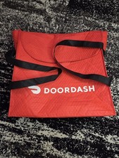 DOORDASH Large Insulated Pizza Delivery Bag 19x19x5" Holds 4 Pizzas