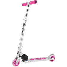 RAZOR A KICK SCOOTER FOR KIDS LIGHTWEIGHT FOLDABLE ALUMINUM FRAME - PINK