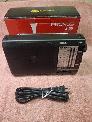 PRONUS J-05 AM/FM/WB Radio,Battery Power Or AC NEW IN BOX
