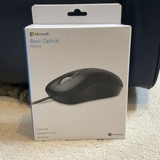 Microsoft P58-00061 Basic Optical Mouse Black USB - New/Sealed