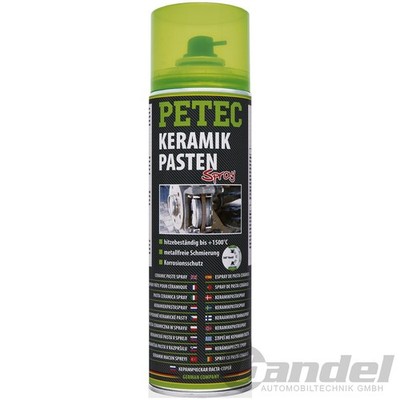 500 mL PETEC KERAMIK PASTEN SPRAY HOCHTEMPERATUR MULTIMONTAGEPASTE BREMSENPASTE