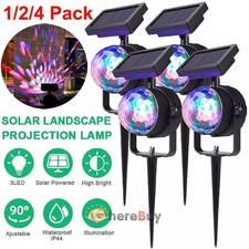 Solar Laser Lamp Outdoor Lights Rotating Star Light Projector House Lawn Decor