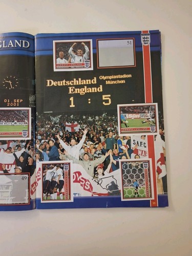 Rare Merlin's England Official World Cup 2002 Sticker Collection Album Soccer - Picture 9 of 24