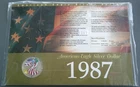 1987 Colorized American Eagle Silver Dollar