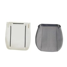 Driver Side Bottom Replacement Cloth Seat Cover Gray Foam Cushion