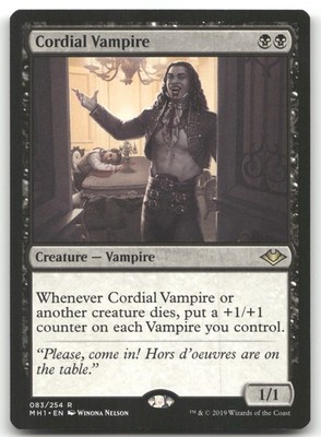 Cordial Vampire #83 (NM) Modern Horizons MH1 Magic MTG