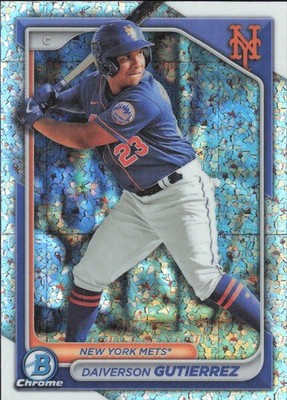 2024 Bowman - Chrome Mini-Diamond Daiverson Gutierrez #BCP-59-NM New York Mets