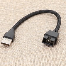Mainboard Internal Data Extension Cable USB A Devices to 9 Pin USB Header