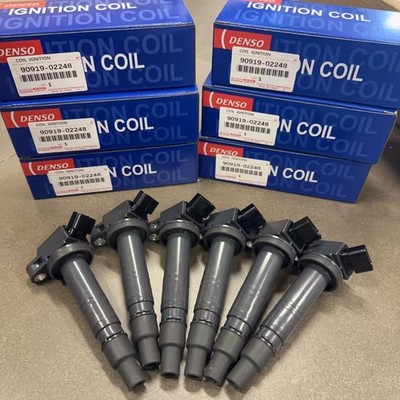 6PCS DENSO 90919-02248 UF495 Ignition Coils for 2003-2009 Toyota 4Runner 4.0L V6