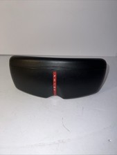 PRADA Black Red Plastic Clamshell Hard Case for Eyeglasses  Sunglasses Unisex