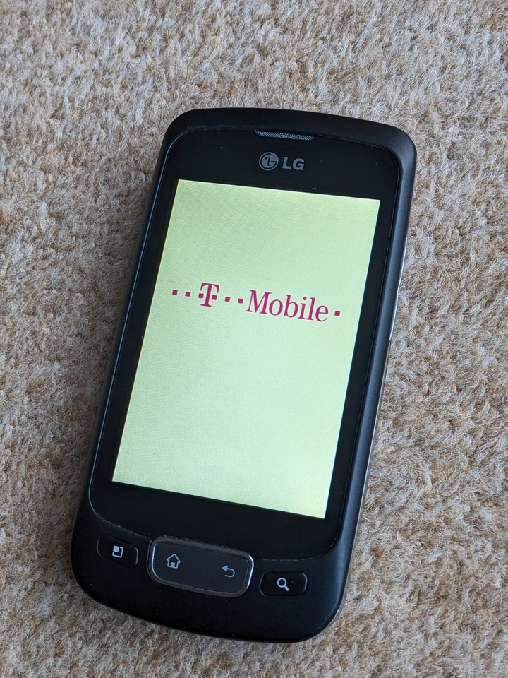 LG P500 Mobile phone Black Working  LOCKED T mobile /EE? - Image 2 of 4