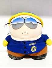 South Park Cop Cartman Plush Vintage Fun4all Extremely Rare Plush Stuffed Doll