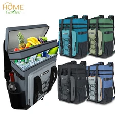 40Can Insulated Cooler Backpack Leakproof Bag Soft Ice Chest Camping Beach Lunch