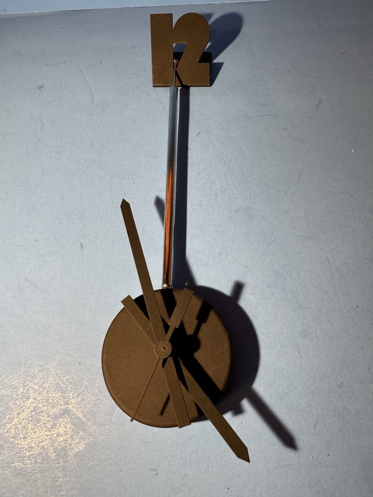 Unique Wall Clock Quartz. Original Modern Design Battery Operated