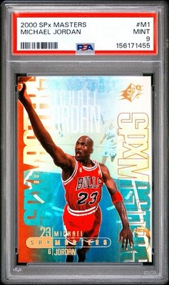 2000-01 Upper Deck SPx Masters Michael Jordan #M1 PSA 9 Chicago Bulls