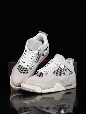 #ad Nike Air Jordan 4 Retro Beige Cream Men’s Sneakers Casual Cushion Shoes $229.00