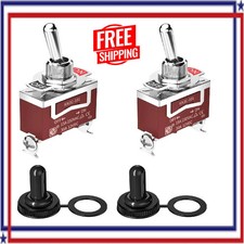 Toggle Switch 12v 30a Heavy Duty Onoff 2pin Spst Waterproof Toggle Switch 2pack Toggle Switch 12v 30a Heavy Duty Onoff 2pin Spst Waterproof Toggle Switch 2pack
