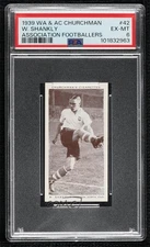 1939 Churchman's Association Footballers Series 2 Tobacco Bill Shankly #42 PSA 6