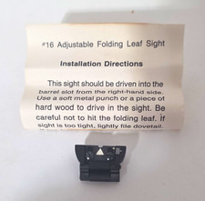 Lyman 16 Adjustable Folding Leaf Rear Sight