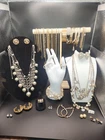 ESTATE Huge Jewelry Lot Bracelets Earrings Rings Some Vintage  Costume 51 Pcs