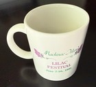 Mackinac Island Purple Lilac Flowers Coffee Tea Cup Mug Lilac Festival 1991 — photo 3