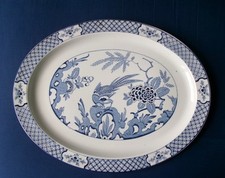 WOODS YUAN PLATTER 400mm ACROSS - GOOD CONITION