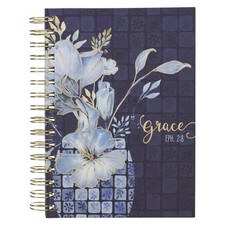 Christian Art Gifts Inspirational Journal, Grace Wide Ruled Notebook, Eph. 2:8 B
