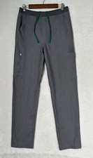 FIGS Axim Cargo Scrub Pants Mens S Graphite Straight Leg Technical Collection