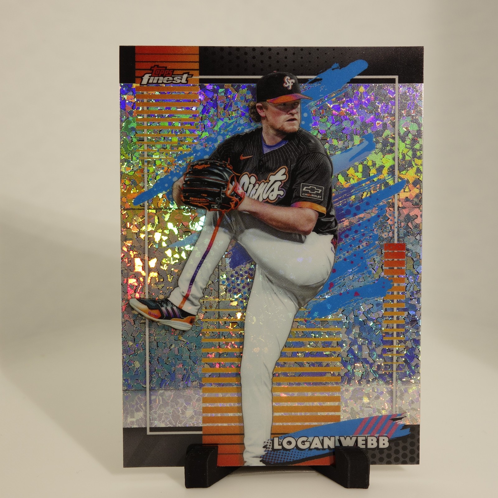 Logan Webb - 2026 Topps Finest #172 Uncommon - Mini Diamond Parallel - Giants