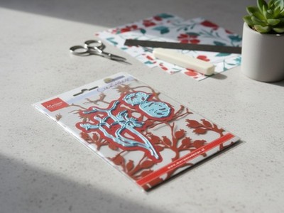 Stanzschablone/Baumwollblume/neu/Marianne Design