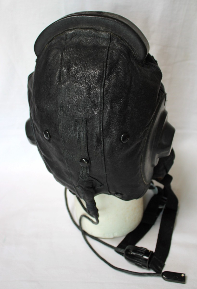 USSR Original Vintage Soviet MIG Pilot Winter Helmet and KM-32